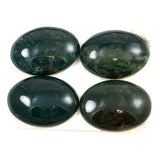 Green Bloodstone Oval Gemstone Cabochons