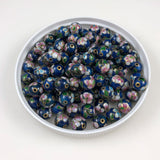 Cloisonne Royal Blue Round Beads 
