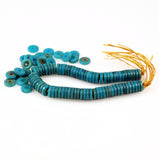 African Trade Beads Sliced Blue Prosser