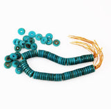 African Trade Sliced Blue Prosser Beads
