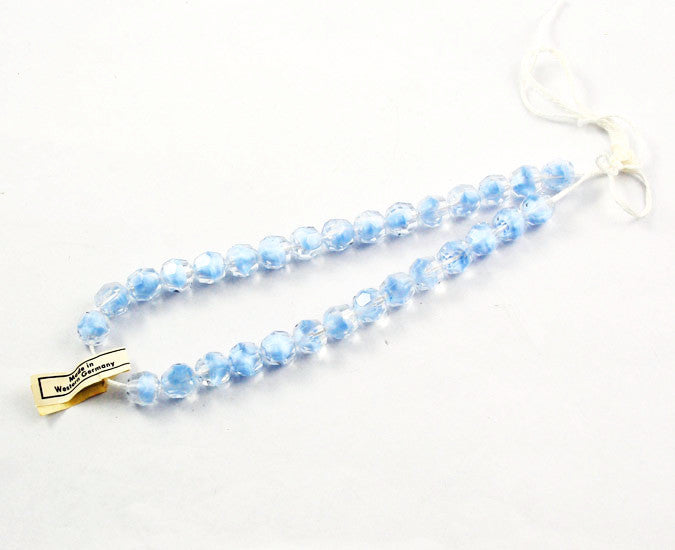 Blue Givre 10mm Crystal Bead Strand