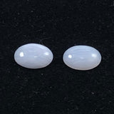 Blue Lace Agate oval cabochons