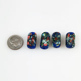 Blue Millefiori African Trade Beads