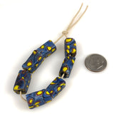 Blue & Yellow Millefiori African Trade Beads