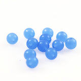 Vintage Blue Opaline 8mm Glass Beads