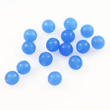 Vintage Blue Opaline 8mm Glass Beads