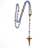 Swift & Fisher Blue Catholic Rosary Beads