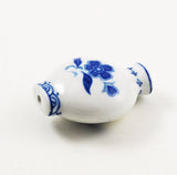 Mini Blue & White Porcelain Vase Pendant