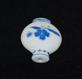 Mini Blue & White Porcelain Vase Pendant
