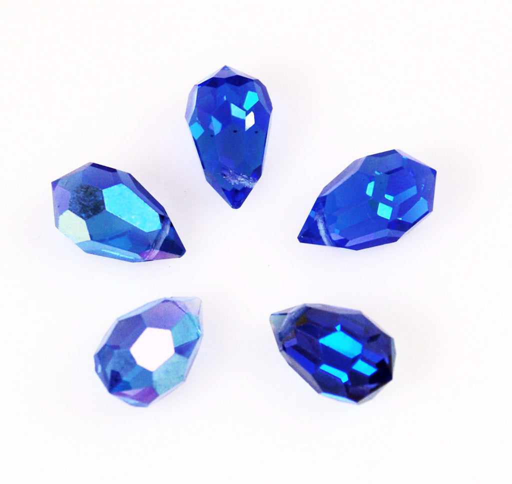 Blue Sapphire Austrian Crystal Pendant