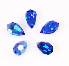 Blue Sapphire Austrian Crystal Pendant 20mm