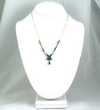 Blue Topaz Sterling Necklace