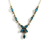 Blue Topaz Sterling Necklace