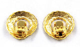 Back of French Bluette Gold Shoe Clips