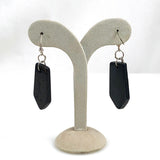 Carved Bone Pierced Earrings