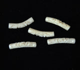 Chinese carved bone tubes jewelry making