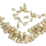 Carve bone floral beads 