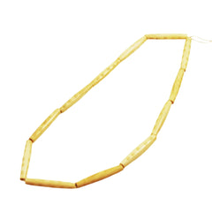 Bone Eye Tube Hairpipe Beads Strand Carved