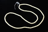 Natural Ox Bone Rondelle Beads Extra Long Strand