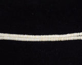 Natural Ox Bone Rondelle Beads Extra Long Strand