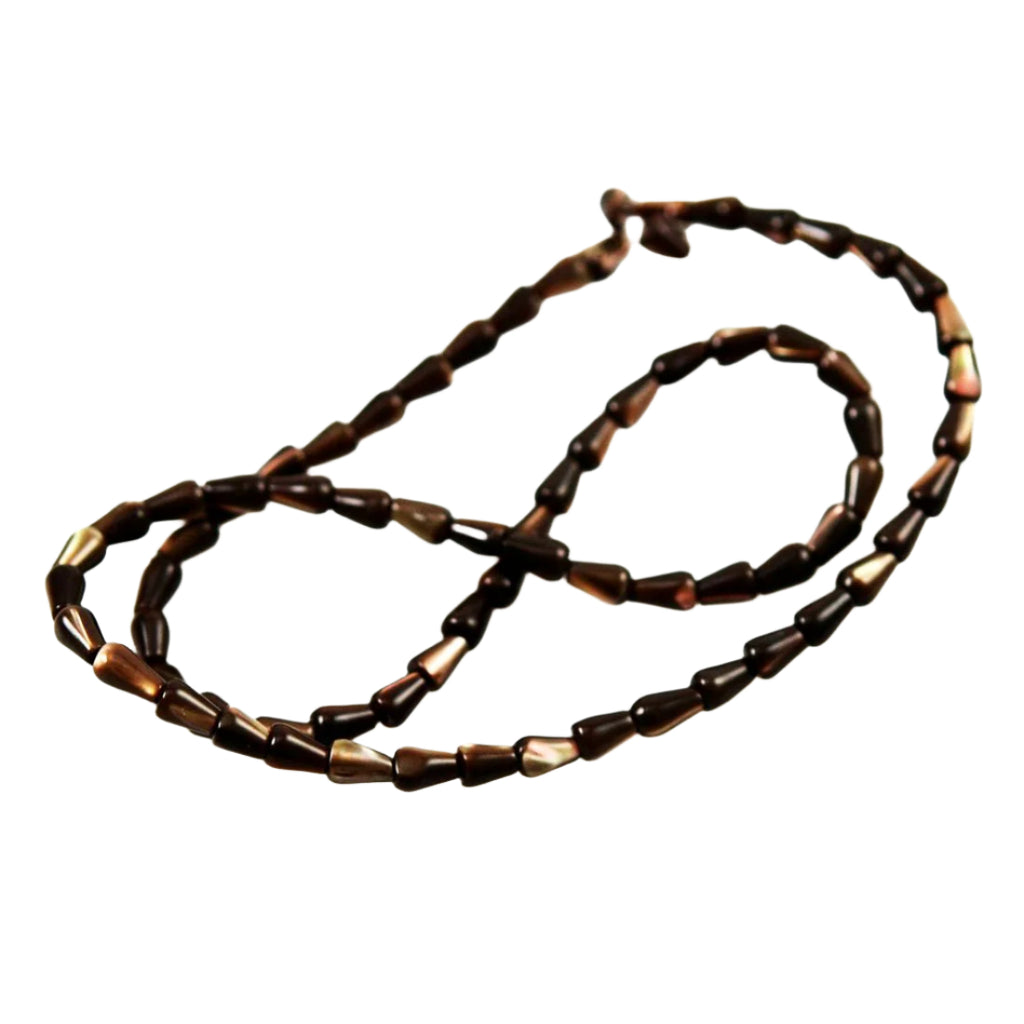 Brown Mother of Pearl Cone Beads