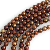 Bronze Freshwater Pearl Beads 4-5mm
