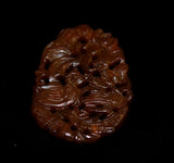 Brown Jade Carved Pendant