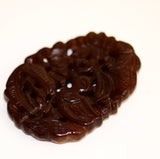 Brown Jade Carved Pendant
