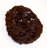Brown Jade Carved Pendant