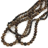 Brown Jade Round Beads