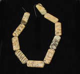 Graphic Feldspar Gemstone Rectangle Bead Strands