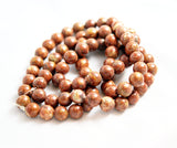 Brown Fossil Gemstone Bead Strands