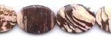 Brown Zebra Jasper Beads Large Ovals