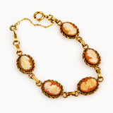 Cameo Bracelet Vintage Gold Filled