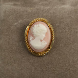 Victorian Revival Cameo Brooch 