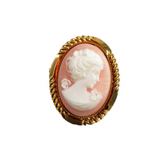 Victorian Revival Cameo Brooch