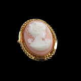 Victorian Revival Cameo Brooch 