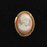 Victorian Revival Cameo Brooch 