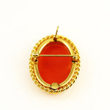 14K Gold Cameo Pendant by Carla
