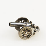 Cannon Mechanical Sterling Silver Charm by JMF