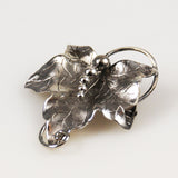 Sterling Silver Leaf Brooch Carl Art