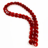 Carnelian Coin Beads 13mm