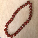 Carnelian Coin Beads