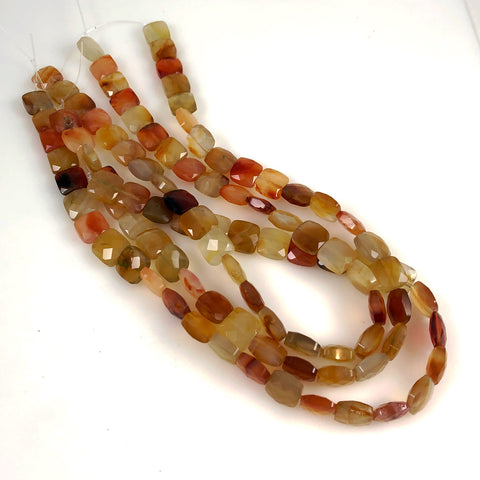 Carnelian faceted beads 12mm