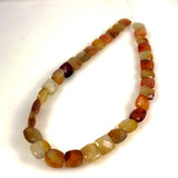 Carnelian faceted beads 12mm