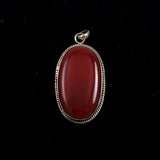Carnelian Pendant Sterling Silver