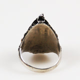 Carnelian Poison Ring Gothic Revival