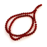 Carnelian 4mm round beads