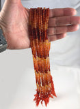 Carnelian Ombre Beads
