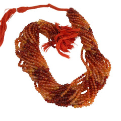 Carnelian Multi Shade Round 3.5mm Ombre